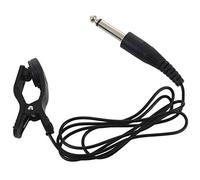 Sessleger Universal Acoustic Guitar Microphone with Piezo Contact Snap On Black