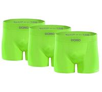 Sesto Senso Boxer Shorts 3 Pack Men Seamless Comfortable Briefs Trunks Basic Underpants Underwear UOMO L/XL Light Green