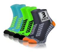 Sesto Senso Colourful Sports Socks Women Men Sneaker Cotton Running 3-12 Pairs Graphite Grey Turquoise 7-10 3 Pack Green Mix