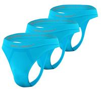 Sesto Senso Men Seamless Strings G-Strings Sexy 3 Pack S/M Turquoise