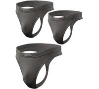 Sesto Senso Mens Gstring Underwear Micromodal 1/3 Pack Sexy Thong Panties XL 3 Graphit