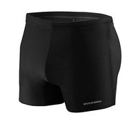 Sesto Senso Mens Swim Aquashorts Swimming Trunks Drawstring Beach Swimwear Shorts BD 313 M Black