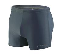 Sesto Senso Mens Swim Aquashorts Swimming Trunks Drawstring Beach Swimwear Shorts BD 313 M Graphite