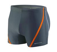 Sesto Senso Mens Swim Aquashorts Swimming Trunks Drawstring Beach Swimwear Shorts BD 366 4XL Graphite