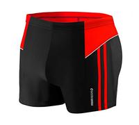 Sesto Senso Mens Swim Aquashorts Swimming Trunks Drawstring Beach Swimwear Shorts BD 384 XXL Black