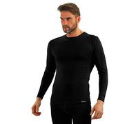 Sesto Senso Mens Undershirt Long Sleeve Cotton 95% Thermal Underwear Lightweight Functional T-Shirt Base Layer Top