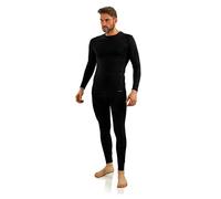 Sesto Senso Mens Underwear Set Cotton 95% Thermal Long Johns Botom & Undershirt Long Sleeve Top Lightweight Base Layer