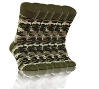 Sesto Senso Socks Crazy Funny Colorful Cotton Women Men 3 Pack Patterned Mismatched Funky Camouflage 39-42 3 Camo