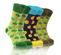 Sesto Senso Socks Crazy Funny Colorful Cotton Women Men 3 Pack Patterned Mismatched Funky Dollar Bitcoin 39-42 3 Money