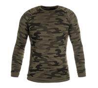 Sesto Senso Thermo Active Long Sleeve Shirt - Camo Khaki