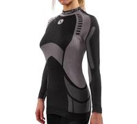 Sesto Senso Womens Base Layer Top Functional Underwear Vest Long Sleeve T-Shirt (S, Grey)