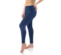 Sesto Senso Women's Leggings Long Viscose Girls Colorful Pants Sports Fitness Yoga L Dark Blue