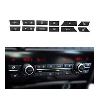 Set 12 Button Key Caps A/C Heater Switch Repair Kit for BMW 5 6 7 F10 F01 F12 Replace for part number 61319313923 931392