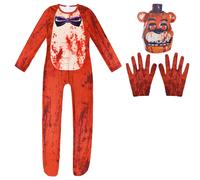 (Set 14, 3-4 Years) Five Nights At Freddy FNAF Costume Christmas Party Kids Fancy Cosplay Outfits UK
