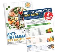 Set 2 Anti Inflammatory Diet Foods List, The Anti Inflammatory Diet And Action Plan Brochure, Nutrition Grocery, Foods To Eat-Avoid, Recipes Guide For Beginners, Healthy Nourishing Plan, Antioxidants
