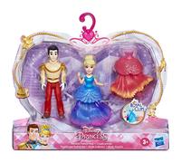 Set 2 figuras Royal Clips Cenicienta Princesas Disney 9cm