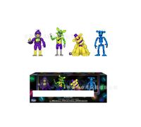 (Set 2) Funko Five Nights At Freddy's FNAF Golden Freddy Foxy The Pirate Articulated Action Figure