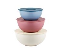 SET 3 CONTAINERS WITH LID 'EVERYWHERE BIO' "FOOD STORAGE"