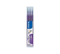 Set 3 Refill Sphere Frixionball 0.7mm Purple Pilot