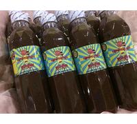 Set 4 Bottles - Thai North East Fermented Fish Sauce Pla Rah Papaya Salad Dressing 4x450ml ปลาร้า Pickled Fish Sauce Somtam