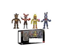 (Set 4) Funko Five Nights At Freddy's FNAF Golden Freddy Foxy The Pirate Articulated Action Figure