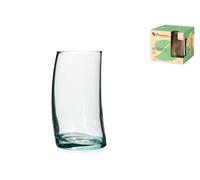 Set 4 Glasses Penguin In Recycled Transparent Glass Cl 39