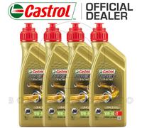 Set 4 Lt Motorcycle Engine Oil Castrol Power 1 Racing 4T 10W40 Trizone 100% Lab
