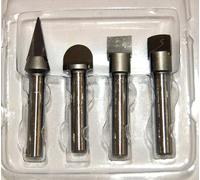 Set 4 Spare Cutters for 18 inch Multibit Lathe Chisel Set