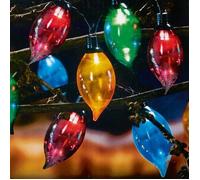 Set 40 Large Flame Lights with 80 Multi-Coloured LEDs Premier