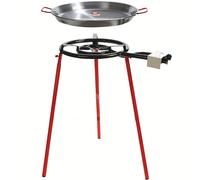 PAELLA SET: 70 cm Pan+ 70cm Gas Burner+ Reinforced Trippod+ 60cm Spoon