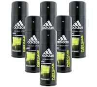 Set 6 ADIDAS Deodorant Spray 150 Ml Pure Game Hygiene And Body Care
