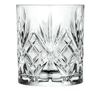 Set 6 Cocktail Glasses MELODIA 31 cl Eco Crystal Etched - RCR Italiana