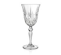 Set 6 Glasses Cocktail and Water MELODY 27 cl Eco Crystal - RCR Italian - Bar