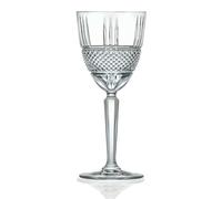 Set 6 Glasses Cocktail and Wine Bright 3 23 co Crystal - RCR Italiana
