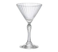 Pack Of 6 Transparent Glass America ’20 Small Martini Glasses