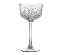 Set 6 Glasses Cocktail TIMELESS Nick and Nora 16 cl in Glass for Bar - Pasabache