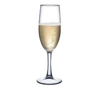 Set 6 Glasses Flute Sparkling Wine Amber 20 CL Glass Pasabache BAR Restaurant