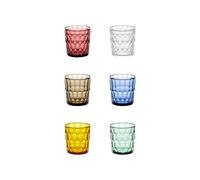 SET 6 LOW TUMBLERS "VANITY"
