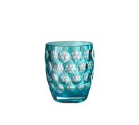 Set 6 Mario Luca Giusti Lente Low Glass Turquoise