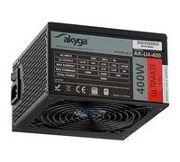 Set Akyga U4 400 Power Supply 400 W 120 mm Silent Fan 80 + Bronze Certified Black