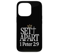 Set Apart Christian Shirt 1 Peter 2:9 Faith Identity Kingdom Case for iPhone 13 Pro