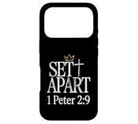 Set Apart Christian Shirt 1 Peter 2:9 Faith Identity Kingdom Case for iPhone 17 Pro