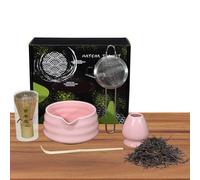 Set - Authentic Premium Tea Set For Traditional Beer | The Complete MatchHha Kit Includes Matccha Tools | Making Kit Suitable For Tea Ceremony, And The