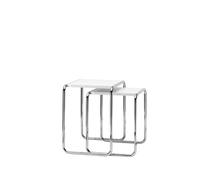 Set B 9 a+b side table white Thonet - B 9 a+b
