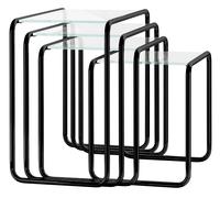Set B 9 All Season Outdoor Side Tables Thonet - THONET B9 ALL SCHW KLAR