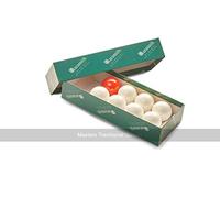 Set Bar Billiards Balls (1 and 7/8 inch - 7 white, 1 red)