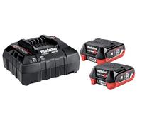 Metabo 685301000 12V Basic Set Inc 2 x 4.0Ah LiHD Batteries & ASC 55 Charger