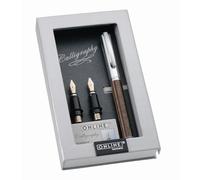 Set Best Writer calligraphy pen Vision Nature African Maroon, nib 1,4mm, 0,8mm, 1,8mm in Magnet Box