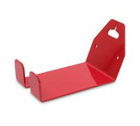 Set Bicycle Wall Holder Red Wall-Mounted Safe Storage Solution Pedal Fastening
