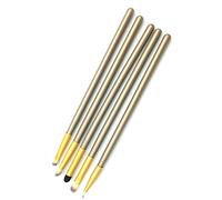 Set Blending Cosmetics Tool Shadow 5PCS Brush Brush Brush Makeup Brush Makeup for Women Full Set (Beige, One Size)